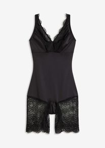 Stahovac&iacute; body s nohavičkou středn&iacute; tvaruj&iacute;c&iacute; efekt | Čern&aacute; | Vel. 50 | bonprix