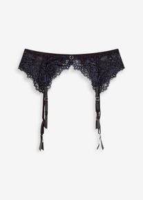 Podvazkov&yacute; p&aacute;s z jemn&eacute; krajky | Čern&aacute; | Vel. 48/50 (XL) | bonprix