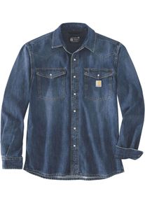 Carhartt Montana Relaxed-Fit, shirt , color: Blue , size: M