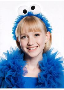 maskworld Sesame Street - Cerchietto per capelli Cookie Monster per bambini
