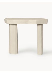 ferm LIVING Betonový konzolový stolek Staffa Bílá Beton Š 101 cm, V 85 cm
