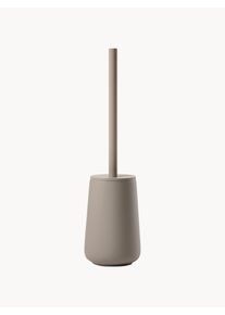 Zone Denmark WC kart&aacute;č s porcel&aacute;novou n&aacute;dobou Nova Hněd&aacute; Porcel&aacute;n, Kov &Oslash; 10 cm, V 37 cm