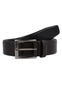Boss Elloy Gürtel Leder 90 cm schwarz