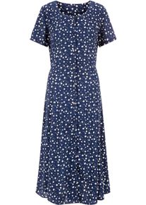 Damske Letní šaty s pásky, volnější námořnická-květovaná ,velikost 42