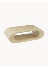Stones Konferenční stolek Sandu Béžová Dřevo Š 120 cm, V 35 cm