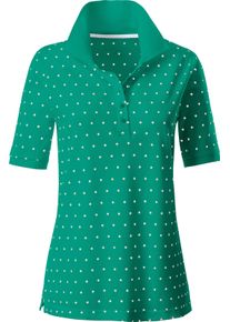 Damske Poloko&scaron;ile s punt&iacute;kovan&yacute;m vzorem smaragdov&aacute;-punt&iacute;k ,velikost 52