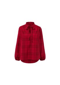 Tchibo - Kostkovan&aacute; halenka s v&aacute;zankou - pro ženy - vel. 40 - barva: červen&aacute;/kostkovan&yacute;