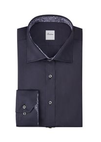 Stenstr&ouml;ms Velk&eacute; Velikosti - Stenstr&ouml;ms - Twillov&aacute; ko&scaron;ile z dvojit&eacute; super bavlny s &uacute;pravou, Regular - 45 - N&aacute;mořnick&aacute; Modr&aacute;