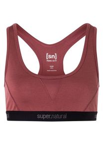 super.natural Women's Tundra 220 Semplice Bra Sports bra Women (XL, red)