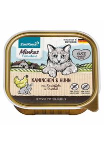 ZooRoyal Minkas Naturkost kr&aacute;lič&iacute; maso a kuře s brambory 16 &times; 100 g