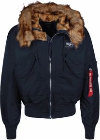 Alpha Industries Muži Zimní bunda '45P' námořnická modř / bílá XXXL