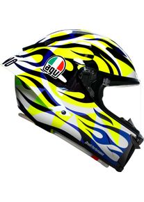 AGV Pista GP RR Soleluna 2023, full face helmet , color: White/Neon-Yellow/Blue/Black , size: XL