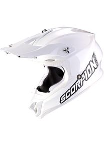 Scorpion VX-16 Evo Air Solid, motocross helmet , color: White , size: S