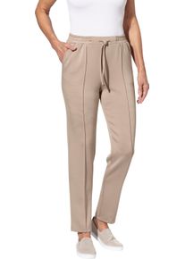 Damske Navlékací kalhoty se sámky sezamová ,velikost 44