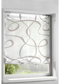 HEINE HOME unisex Roleta bílá-taupe ,velikost 140x45 cm