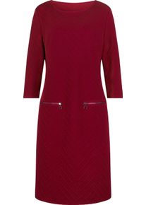 Damske Šaty s potiskem z žerzejového žakáru tmavěčervená ,velikost 36