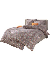 w&auml;schepur unisex Ložn&iacute; pr&aacute;dlo s motivy kruhů &scaron;ed&aacute;-jahodov&aacute;-potisk ,velikost 40x80/135x200 cm