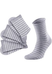 wäschepur Damske Dámské ponožky šedá-melír ,velikost 35-38