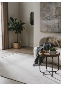 benuta Pure Koberec z recyklovan&eacute;ho materi&aacute;lu Jade Světle &scaron;ed&aacute; 120x170 cm Uni,S tř&aacute;sněmi