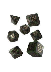 Dragons RPG set de dés 7pcs vert