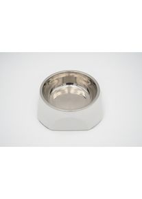 Wuff Hundenapf, Edelstahl, 16cm, weiß