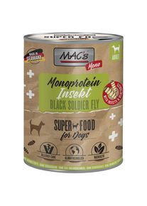 Mac's 24x750g MAC's Monoprotein Insects Superfood - s larvami Hermetia illucens - výhodné balení