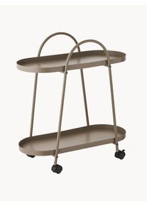 House Nordic Kovový barový vozík Empoli Zelená Kov Š 60 cm, V 64 cm