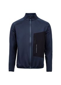 The Mountain Studio Techno Grid Fleece T-Neck Fleece jacket Men (L, blue)