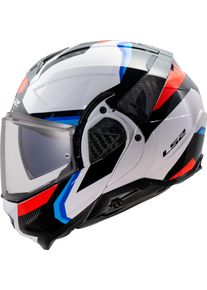 LS2 FF910 Advant II Triple, modular helmet , color: White/Black/Blue/Red , size: L