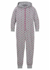 Petite Fleur Kids Dívka Pyžamo šedá / tmavě růžová 134/140