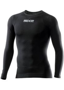 Sixs TS2, functional shirt long sleeve unisex , color: Black , size: XL/XXL