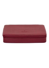 Windrose Merino Schmuckkasten 23 cm rot