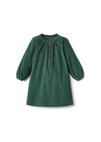 Tchibo - Dětské manšestrové šaty - pro dívky - vel. 98/104 - barva: zelená