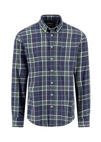 Velk&eacute; Velikosti - Fynch-Hatton - Superměkk&aacute; flanelov&aacute; ko&scaron;ile z bavlny s kostkovan&yacute;m vzorem. - 4XL - N&aacute;mořnick&aacute; Modr&aacute;