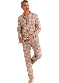 Panske Pyžamo ze single žerzeje b&eacute;žov&aacute;-kostka ,velikost 60/62