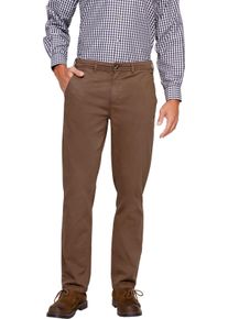 Panske Strečové džíny se zadními kapsami na knoflík hnědá ,velikost 31