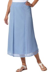 Damske Dílová sukně navlékacího střihu modrá ,velikost 44