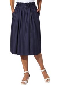 Damske Navlékací sukně rozevlátého střihu námořnická modrá ,velikost 46