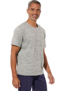 Panske Pyžamov&eacute; tričko s n&aacute;prsn&iacute; kapsou světle&scaron;ed&aacute;-mel&iacute;r ,velikost 60/62