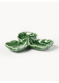 BORDALLO PINHEIRO Misky na občerstvení Cabbage Zelená Hlína Ø 22 cm, V 7 cm