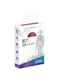 Fundas para cartas Katana Ultimate Guard – Rojas (tamaño japonés, pack de 60) para TCG - Ultimate Guard