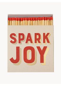 Archivist Designové zápalky Spark Joy Béžová, Červená Dřevo Š 11 cm, V 11 cm