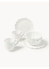 Villeroy & Boch Villeroy & Boch Sada porcelánového snídaňového nádobí Toy's Delight, pro 2 osoby (6 dílů) Bílá Porcelán Pro 2 osoby (6 dílů)