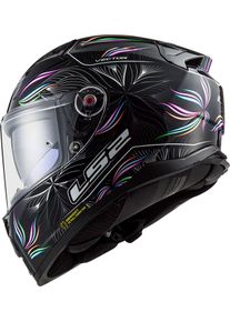 LS2 FF811 Vector II Tropical, full face helmet , color: Black/White/Blue/Pink/Orange/Green , size: XXS