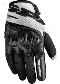 Spidi Flash-R Evo, gloves women , color: Black/White , size: L