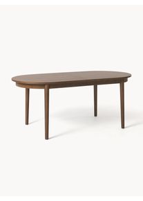 Rozkládací jídelní stůl Calary, v různých velikostech Hnědá Dřevo, Masivní dřevo Š 180/230 cm, H 92 cm | Westwing Collection
