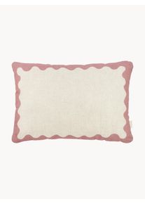 nobodinoz Lněný polštář Vibes Pudrová Len Š 33 cm, D 47 cm