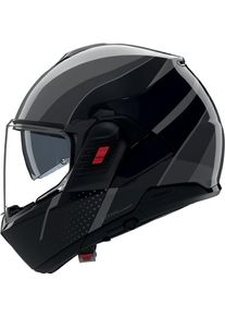 Nolan N120-1 Fluente 361, modular helmet , color: Grey/Black/Dark Grey , size: XL