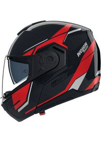Nolan N90-3 Sincrono 350, flip up helmet , color: Black/Red/White , size: XXS