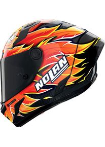 Nolan X-804 RS Ultra Carbon Replica Iannone 368, full face helme , color: Black/Red/Orange/Yellow , size: S